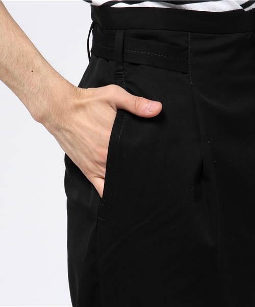 salvy;（サヴィー）の「【salvy;】FINE WOOL GABERDINE TROUSERS（スラックス・メンズ・ブラック・3/2）」の7枚目の写真