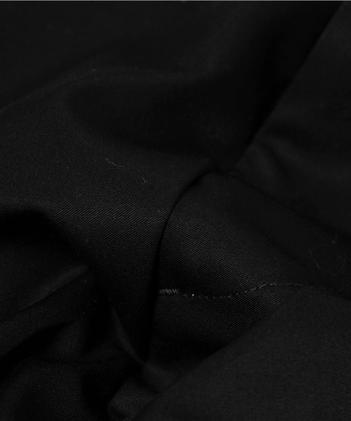 salvy;（サヴィー）の「【salvy;】FINE WOOL GABERDINE TROUSERS（スラックス・メンズ・ブラック・3/2）」の10枚目の写真
