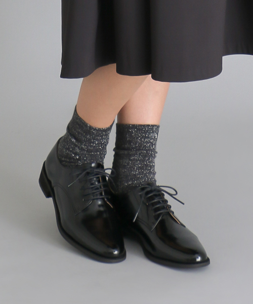 URBAN RESEARCH(アーバンリサーチ)の「RODE SKO HELI プレーントゥレースアップシューズ(その他シューズ・レディース・ダークブラウン/レッド/ブラック・37/36/38)」の5枚目の写真