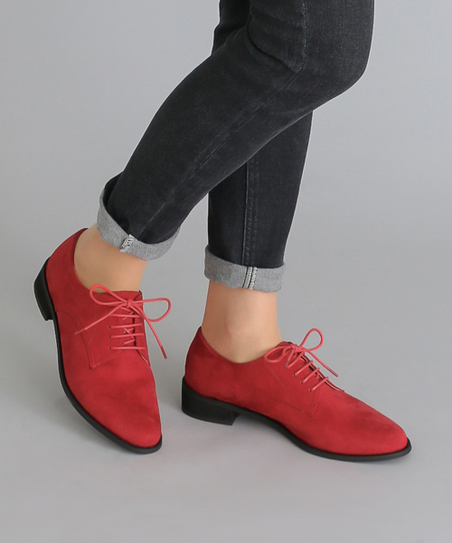 URBAN RESEARCH(アーバンリサーチ)の「RODE SKO HELI プレーントゥレースアップシューズ(その他シューズ・レディース・ダークブラウン/レッド/ブラック・37/36/38)」の7枚目の写真