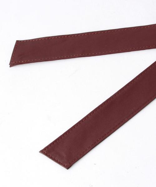 BEAUTY&YOUTH UNITED ARROWS（ビューティーアンドユースユナイテッドアローズ）の「BY サッシュベルト◆（ベルト・レディース・ブラック/ワインレッド・FREE）」の3枚目の写真