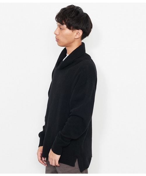 ADAM ET ROPE'(アダムエロペ)の「ラムウール オフタートルネック(ニット/セーター・メンズ・ホワイト/ブラック・MEDIUM/LARGE)」の7枚目の写真
