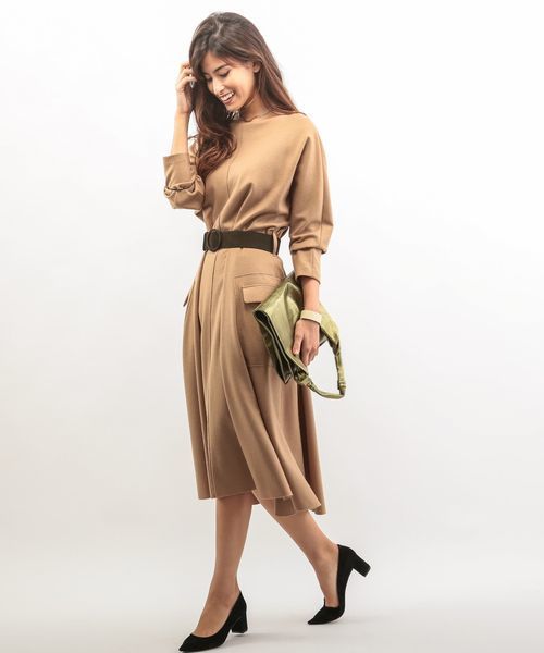 Rope ロペ の Oggi ロペコラボ ウールジャージワンピース ワンピース Wear