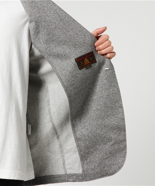 HYSTERIC GLAMOUR（ヒステリックグラマー）の「CR/BACKSTAGE PASSワッペン JK（テーラードジャケット・メンズ・トップグレー/ブラック・MEDIUM/LARGE/SMALL）」の13枚目の写真