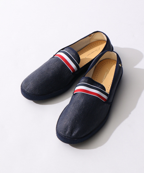 Rivieras（リビエラ）の「【Rivieras】Cocarde スリッポン（スニーカー・メンズ・ネイビー/ホワイト・44/43/41/42/40）」の4枚目の写真