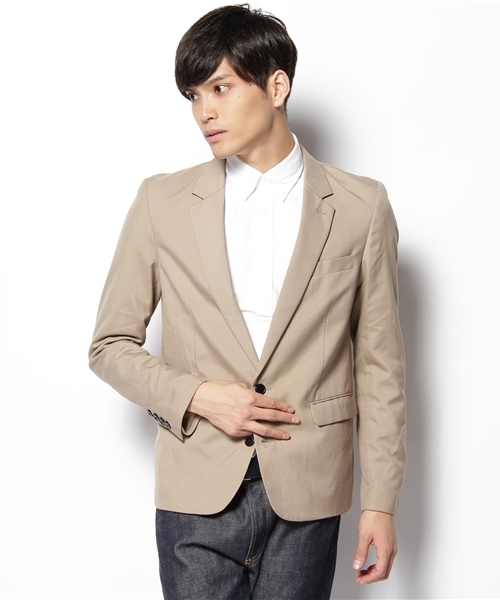 WEGO(ウィゴー)の「ノッチドテーラードJKT(テーラードジャケット・メンズ・ブラック/ライトグレー/ベージュ・SMALL/MEDIUM/LARGE)」の3枚目の写真