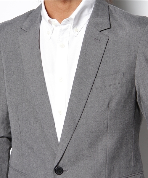 WEGO(ウィゴー)の「ノッチドテーラードJKT(テーラードジャケット・メンズ・ブラック/ライトグレー/ベージュ・SMALL/MEDIUM/LARGE)」の8枚目の写真