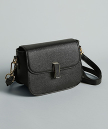 PLAIN CLOTHING | Fレザーラウンドショルダーバッグ【PLAIN CLOTHING】(ショルダーバッグ)