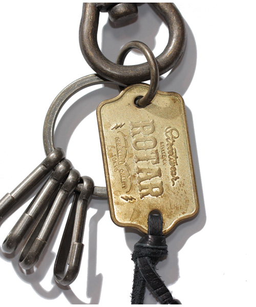 ROTAR（ローター）の「Work plate keyholder キーホルダー（キーホルダー・メンズ・アンティークゴールド・FREE）」の4枚目の写真