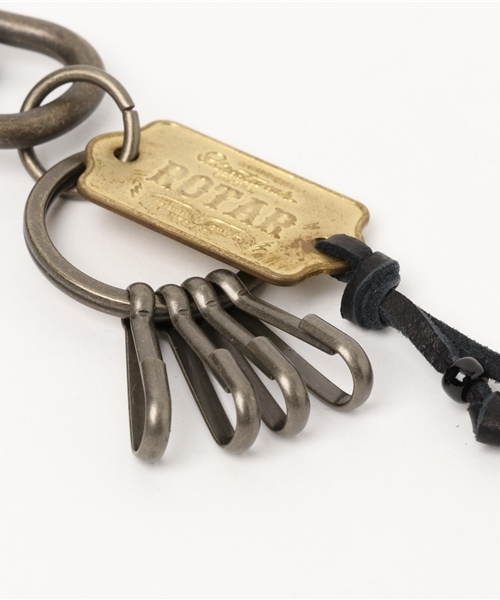 ROTAR（ローター）の「Work plate keyholder キーホルダー（キーホルダー・メンズ・アンティークゴールド・FREE）」の3枚目の写真