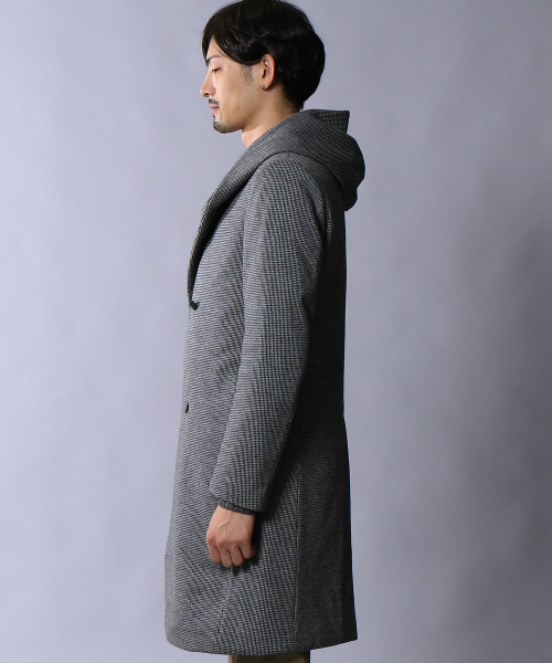 ダブルジャージーフードコート（モッズコート）｜5351 POUR LES HOMMES