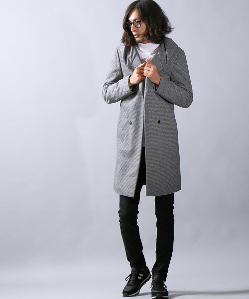 ダブルジャージーフードコート（モッズコート）｜5351 POUR LES HOMMES