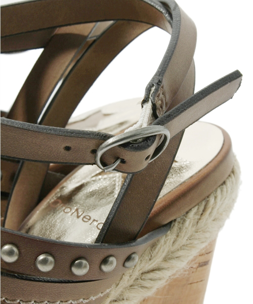 ROSE BUD（ローズバッド）の「(ORONERO)LK2066B08 BR HEMP PLAT F HI SANDAL（サンダル・レディース・ダークブラウン/タン・35/36/37/38/39）」の7枚目の写真