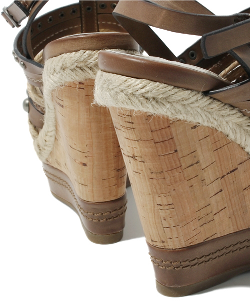 ROSE BUD（ローズバッド）の「(ORONERO)LK2066B08 BR HEMP PLAT F HI SANDAL（サンダル・レディース・ダークブラウン/タン・35/36/37/38/39）」の9枚目の写真