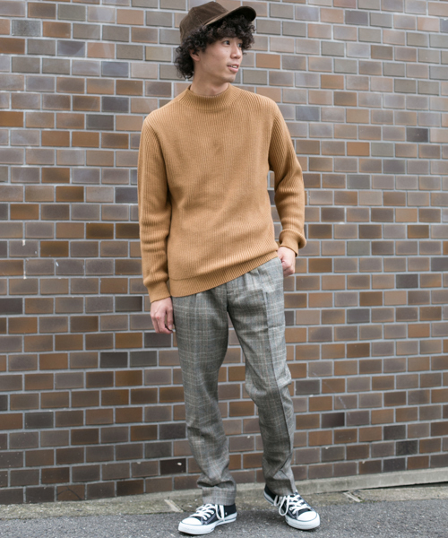 URBAN RESEARCH(アーバンリサーチ)の「C/A片畦モックネック(ニット/セーター・メンズ・ホワイト/ブラック/グレー/ベージュ/ブルー・LARGE/MEDIUM)」の14枚目の写真