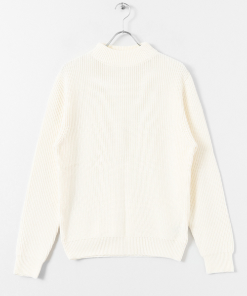 URBAN RESEARCH(アーバンリサーチ)の「C/A片畦モックネック(ニット/セーター・メンズ・ホワイト/ブラック/グレー/ベージュ/ブルー・LARGE/MEDIUM)」の19枚目の写真