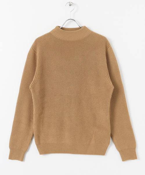 URBAN RESEARCH(アーバンリサーチ)の「C/A片畦モックネック(ニット/セーター・メンズ・ホワイト/ブラック/グレー/ベージュ/ブルー・LARGE/MEDIUM)」の15枚目の写真