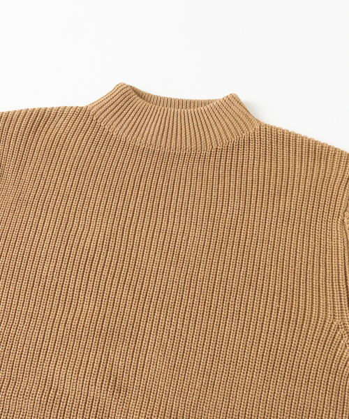 URBAN RESEARCH(アーバンリサーチ)の「C/A片畦モックネック(ニット/セーター・メンズ・ホワイト/ブラック/グレー/ベージュ/ブルー・LARGE/MEDIUM)」の13枚目の写真