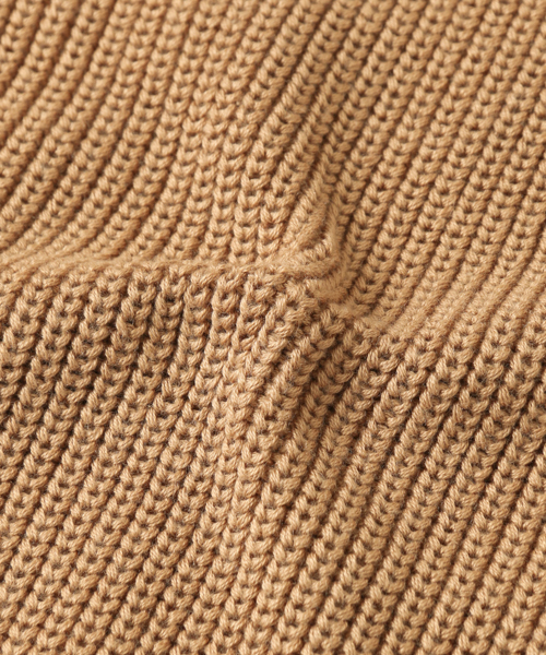 URBAN RESEARCH(アーバンリサーチ)の「C/A片畦モックネック(ニット/セーター・メンズ・ホワイト/ブラック/グレー/ベージュ/ブルー・LARGE/MEDIUM)」の8枚目の写真