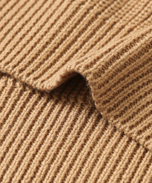 URBAN RESEARCH(アーバンリサーチ)の「C/A片畦モックネック(ニット/セーター・メンズ・ホワイト/ブラック/グレー/ベージュ/ブルー・LARGE/MEDIUM)」の11枚目の写真