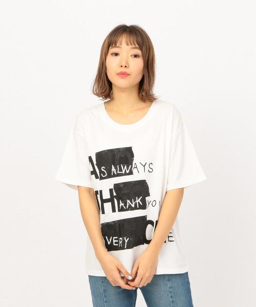 Another Edition（アナザーエディション）の「ANOTHER EDITION TEE（Tシャツ/カットソー・レディース・オフホワイト・FREE）」の4枚目の写真