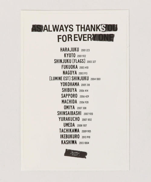 Another Edition（アナザーエディション）の「ANOTHER EDITION TEE（Tシャツ/カットソー・レディース・オフホワイト・FREE）」の10枚目の写真