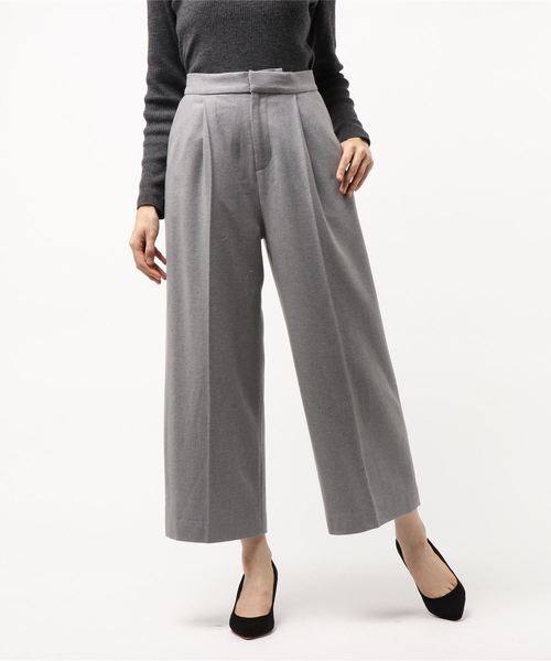 Te chichi（テチチ）の「フラノクロップドパンツ（その他パンツ・レディース・ネイビー/グレー/オフホワイト/キャメル・SMALL/MEDIUM）」の3枚目の写真