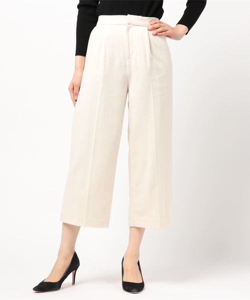 Te chichi（テチチ）の「フラノクロップドパンツ（その他パンツ・レディース・ネイビー/グレー/オフホワイト/キャメル・SMALL/MEDIUM）」の2枚目の写真