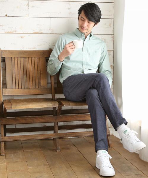 coen（コーエン）の「イージースリムスキニーパンツ（coen EASY SLIM）2018SS（その他パンツ・メンズ・ライトブルー/ベージュ/ネイビー・LARGE/MEDIUM/SMALL/X-LARGE）」の22枚目の写真