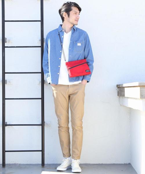 coen（コーエン）の「イージースリムスキニーパンツ（coen EASY SLIM）2018SS（その他パンツ・メンズ・ライトブルー/ベージュ/ネイビー・LARGE/MEDIUM/SMALL/X-LARGE）」の21枚目の写真