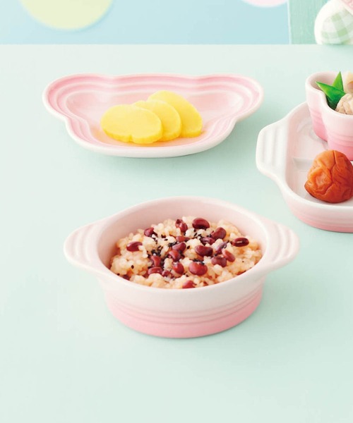 Le Creuset（ルクルーゼ）の「ベビー・ディッシュ（マグ/哺乳瓶/お食事グッズ・キッズ・ベージュ系その他/ブルー系その他/ピンク系その他/ブルー系その他2・ONE SIZE）」の6枚目の写真