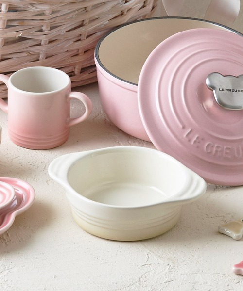 Le Creuset（ルクルーゼ）の「ベビー・ディッシュ（マグ/哺乳瓶/お食事グッズ・キッズ・ベージュ系その他/ブルー系その他/ピンク系その他/ブルー系その他2・ONE SIZE）」の5枚目の写真