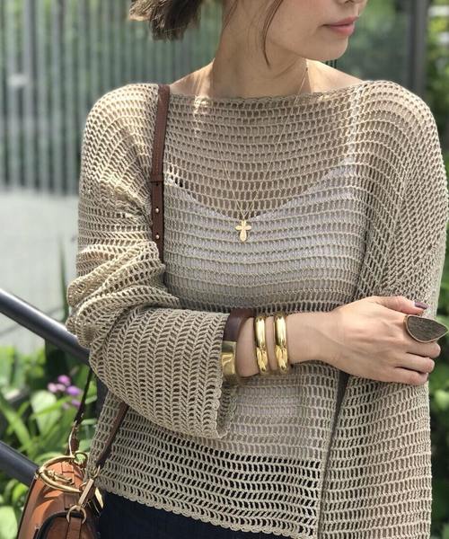 Deuxieme Classe（ドゥーズィエムクラス）の「AGMES W CUFF GOLD◇（バングル/リストバンド・レディース・ゴールド・FREE）」の6枚目の写真