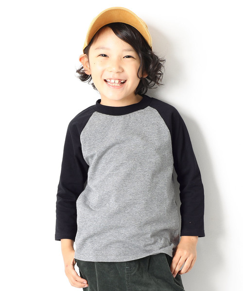 devirock(デビロック)の「無地袖ラグラン7分袖Tシャツ(Tシャツ/カットソー・キッズ・その他1/その他2/その他3/その他4/その他5/その他6/その他7・100cm/110cm/120cm/130cm/140cm/150cm/160cm)」の5枚目の写真