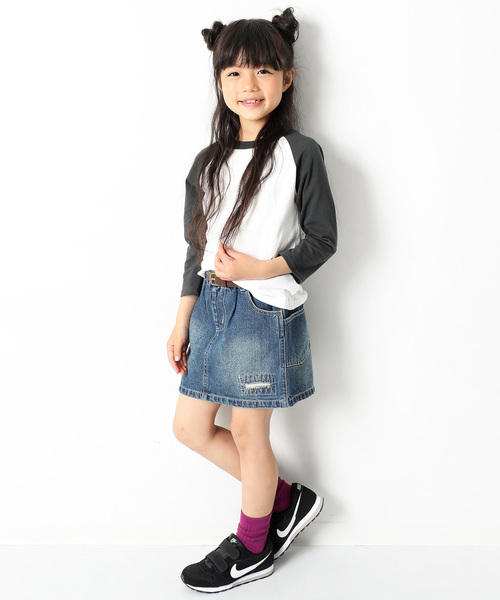 devirock(デビロック)の「無地袖ラグラン7分袖Tシャツ(Tシャツ/カットソー・キッズ・その他1/その他2/その他3/その他4/その他5/その他6/その他7・100cm/110cm/120cm/130cm/140cm/150cm/160cm)」の8枚目の写真