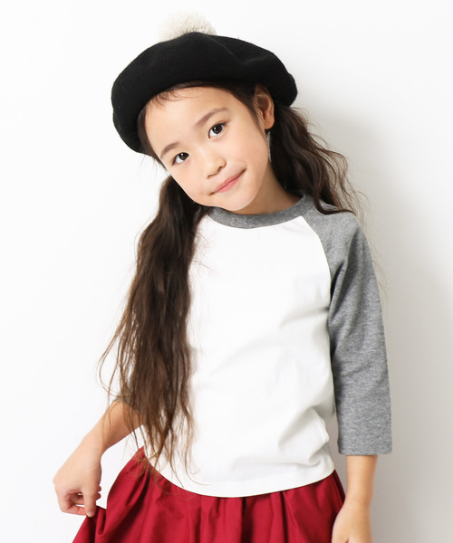 devirock(デビロック)の「無地袖ラグラン7分袖Tシャツ(Tシャツ/カットソー・キッズ・その他1/その他2/その他3/その他4/その他5/その他6/その他7・100cm/110cm/120cm/130cm/140cm/150cm/160cm)」の7枚目の写真