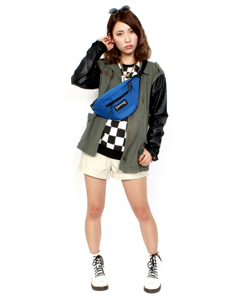 WEGO（ウィゴー）の「WEGO/フェイクレザースリーブF2ジャケット（ミリタリージャケット・レディース・カーキ/その他1・FREE）」の17枚目の写真