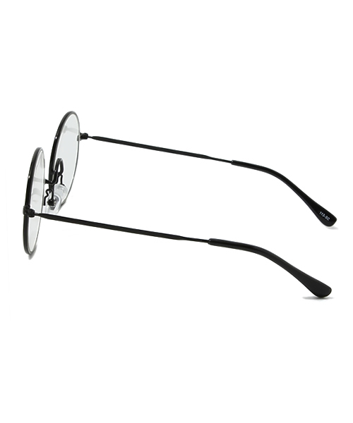 WEGO（ウィゴー）の「WEGO/ラウンドタイプメガネ（メガネ・メンズ・ブラック/シルバー・FREE）」の4枚目の写真