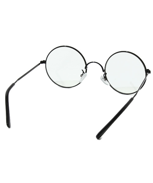 WEGO（ウィゴー）の「WEGO/ラウンドタイプメガネ（メガネ・メンズ・ブラック/シルバー・FREE）」の5枚目の写真