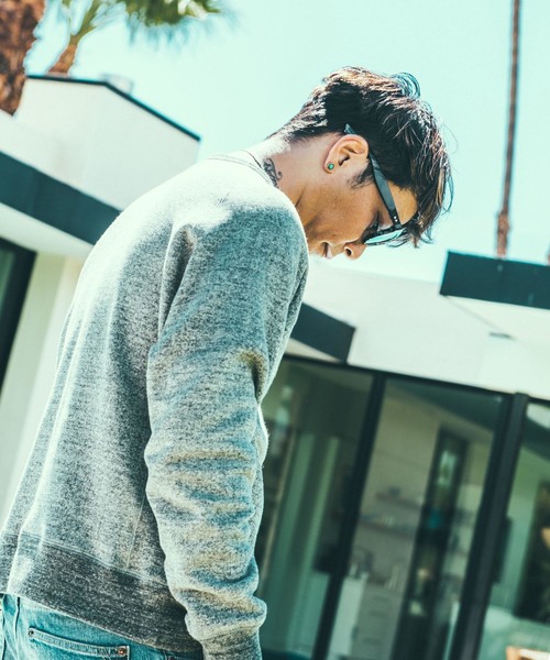 CRIMIE(クライミー)の「TSURIURAKE SWEAT(スウェット・メンズ・グレー/ブラック・SMALL/MEDIUM/X-LARGE/LARGE/XX-LARGE/X-SMALL)」の7枚目の写真
