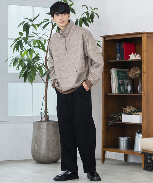 WEGO（ウィゴー）の「WEGO/ワイドコーデュロイイージーパンツ（その他パンツ・メンズ・ブラック/ブラウン/ワイン/ダークグリーン・SMALL/MEDIUM/LARGE）」の17枚目の写真