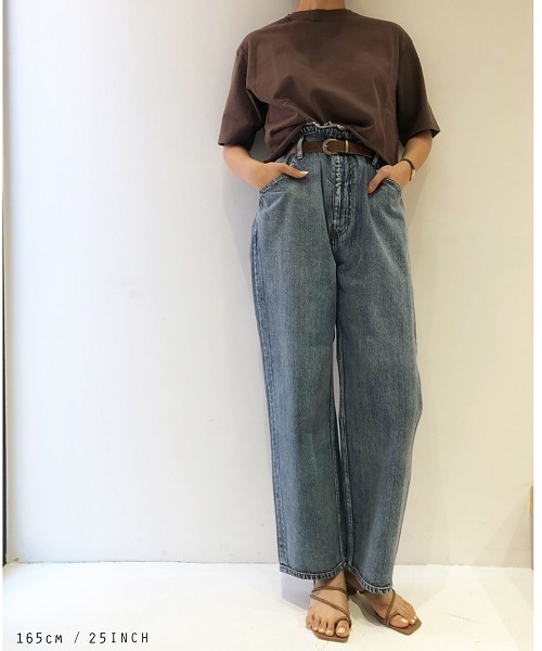 TODAYFUL（トゥデイフル）の「Carter'sデニム（デニムパンツ・レディース・ブルー・24inch/25inch/26inch/23inch）」の14枚目の写真