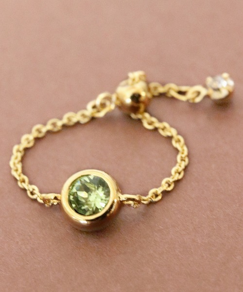 florist（フローリスト）の「誕生石チェーンリング（リング・レディース・その他1/その他2/その他3/その他4/その他5/その他6/その他7/その他8/その他9/その他10/その他11/その他12/A/B/C/D/E/F/G・FREE）」の8枚目の写真