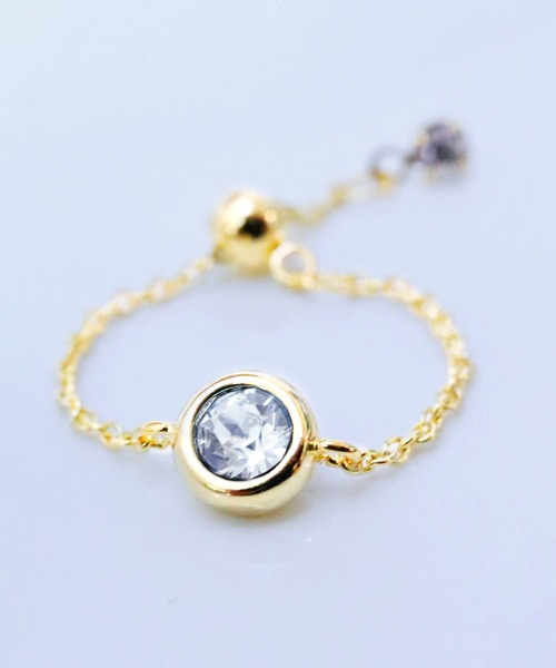 florist（フローリスト）の「誕生石チェーンリング（リング・レディース・その他1/その他2/その他3/その他4/その他5/その他6/その他7/その他8/その他9/その他10/その他11/その他12/A/B/C/D/E/F/G・FREE）」の9枚目の写真