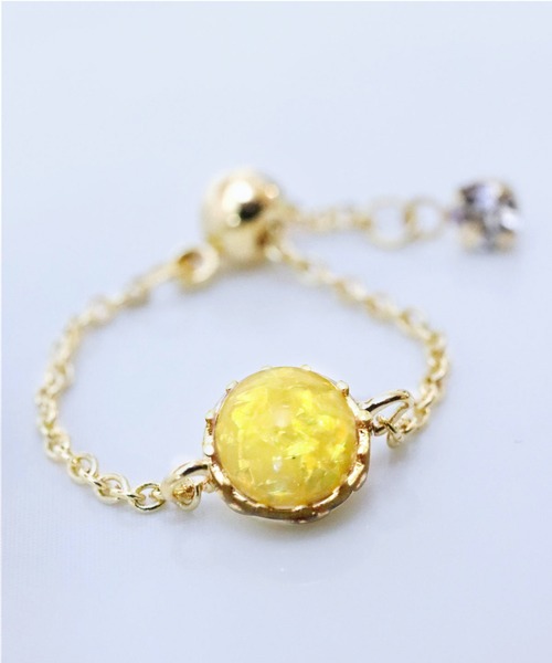 florist（フローリスト）の「誕生石チェーンリング（リング・レディース・その他1/その他2/その他3/その他4/その他5/その他6/その他7/その他8/その他9/その他10/その他11/その他12/A/B/C/D/E/F/G・FREE）」の14枚目の写真