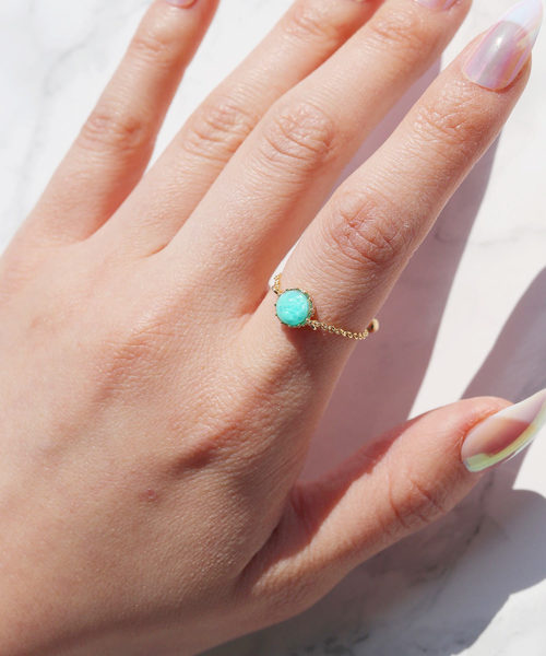 florist（フローリスト）の「誕生石チェーンリング（リング・レディース・その他1/その他2/その他3/その他4/その他5/その他6/その他7/その他8/その他9/その他10/その他11/その他12/A/B/C/D/E/F/G・FREE）」の15枚目の写真