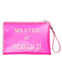MILKFED. | CLEAR CLUTCH BAG "H27"(クラッチバッグ)