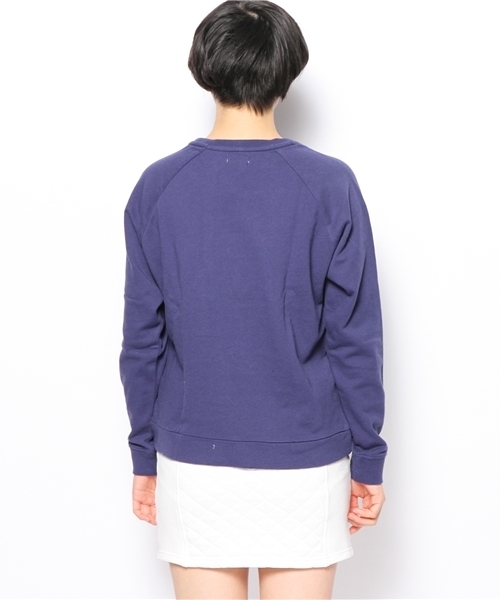 coen（コーエン）の「裏毛レーススウェットプルオーバー（スウェット・レディース・ライトグレー/ライトブルー・LARGE/MEDIUM）」の4枚目の写真