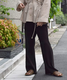 w closet | リブベルボトムパンツ(その他パンツ)