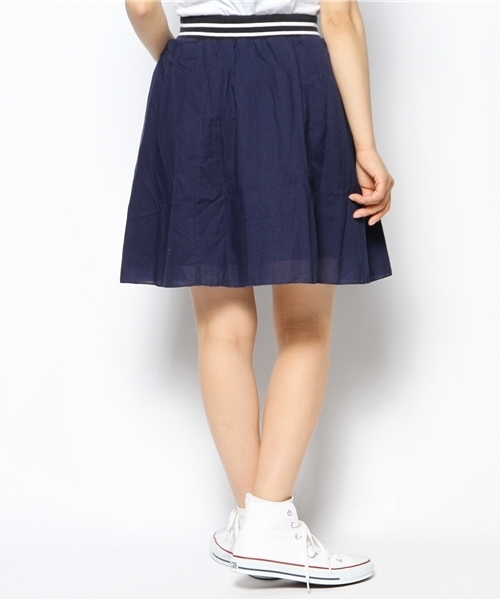 WEGO（ウィゴー）の「WEGO/ラインリブフレアスカート（スカート・レディース・ホワイト/グリーン/ネイビー/ライトイエロー・FREE）」の13枚目の写真